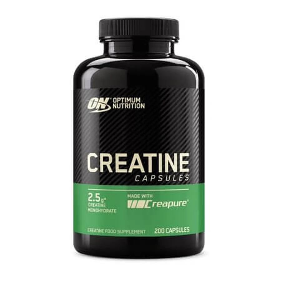 Mikronisiertes Kreatinmonohydrat, 200 Kapseln, Optimum Nutrition