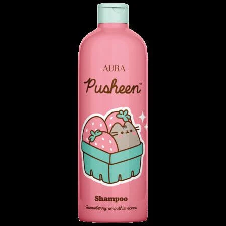 Pusheen Aardbeienshampoo, 500 ml, Aura