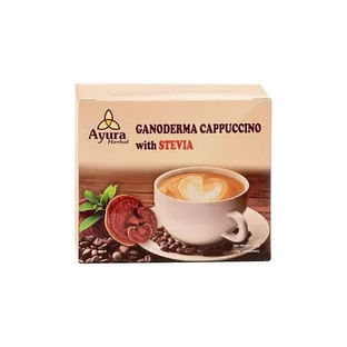 Instant-Kaffeemischung mit Ganoderma und Stevia, 10 Beutel à 15 g, Ayura Herbal