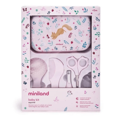 Verzorgings- en hygiëneset voor baby's, Eekhoorn, vanaf 0 maanden, Miniland