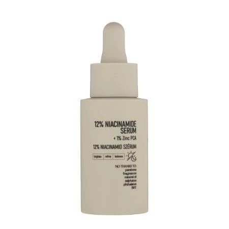 Serum met 12% niacinamide + 1% zink, 30 ml, Nerds