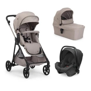 Poussette 3-en-1 Seety avec siège auto Kory Plus I-Size 87146, couleur Sandshell, dès la naissance, Chicco