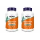 Now Foods: glicinato de magnesio, 2 envases de 180 comprimidos