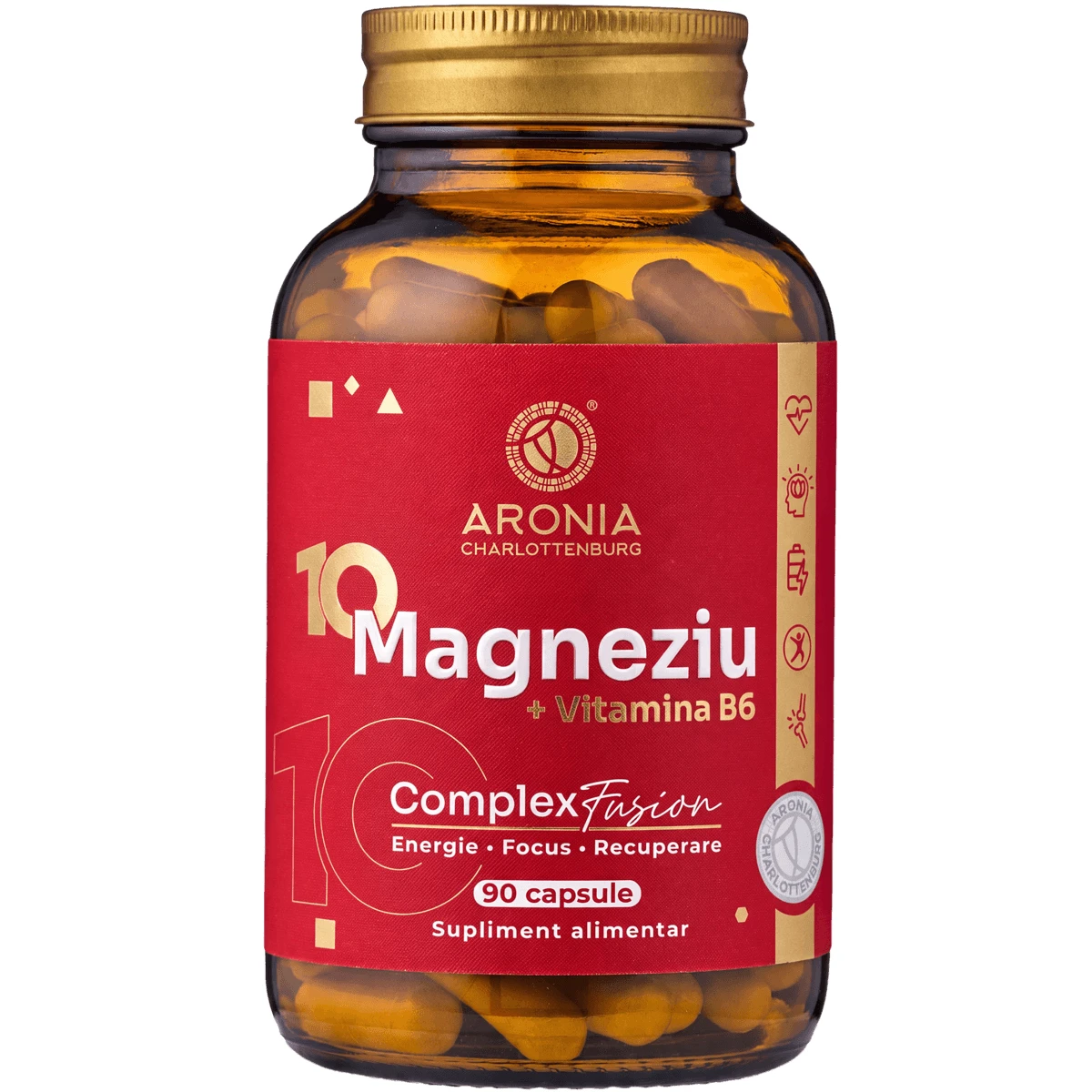 10 Magnesium + Vitamine B6 – Fusion Complex: 10 vormen van magnesium + vitamine B6 voor energie, concentratie en herstel
