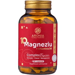 10 Magnesium + Vitamin B6 – Fusion Complex: 10 forms of magnesium + vitamin B6 for energy, focus, and recovery