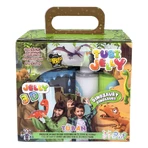 COFFRET DE TUBES DE GEL (gel à modeler) comprenant 6 couleurs et un petit aquarium – DINOSAURES
