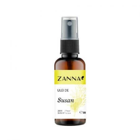 Olio di sesamo non raffinato, 50 ml, Zanna