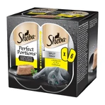 SHEBA Perfect Portions, kurczak, mokra karma dla kotów w tackach (pasztet), opakowanie zbiorcze, 37,5 g × 6: ceny i cechy