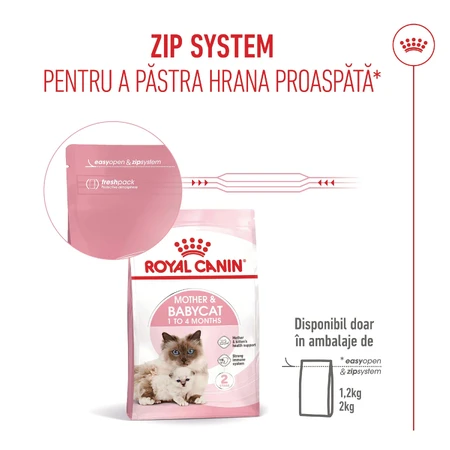 ROYAL CANIN Mother & BabyCat, croquettes pour chattes allaitantes et chatons, 2 kg