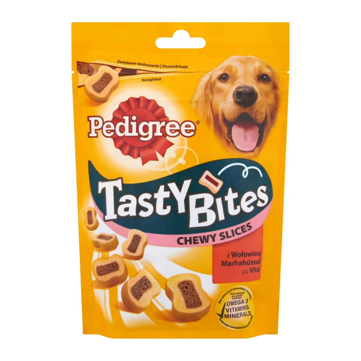 PEDIGREE Tasty Bites, hondensnoepjes, plakjes kaas, 155 g