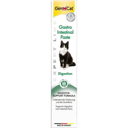 GIMCAT Gastro Intestinal Paste, funktionelle Belohnungspaste für Katzen, Verdauungssystem, (Topping), 50 g