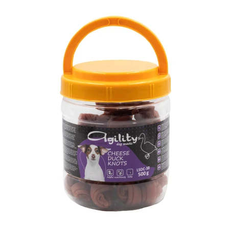 AGILITY Meat Bites, XS-XL, Duck and Cheese, Dog Treats, 500g