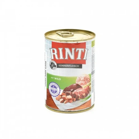RINTI, XS–XL, Game, bezzbożowa karma mokra dla psów (w własnym sosie), 400 g: ceny i cechy