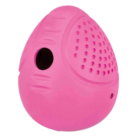Trixie, jouet en forme d'œuf pour chien, caoutchouc naturel, 8 cm, multicolore