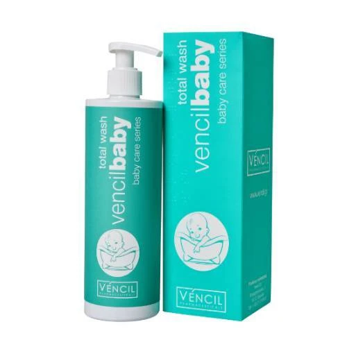 VENCIL Baby Total Wash Natuurlijke babyshampoo en -douchegel 400 ml