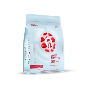 QNT | Light Digest Whey Protein cu aromă de căpșuni | 500 g 