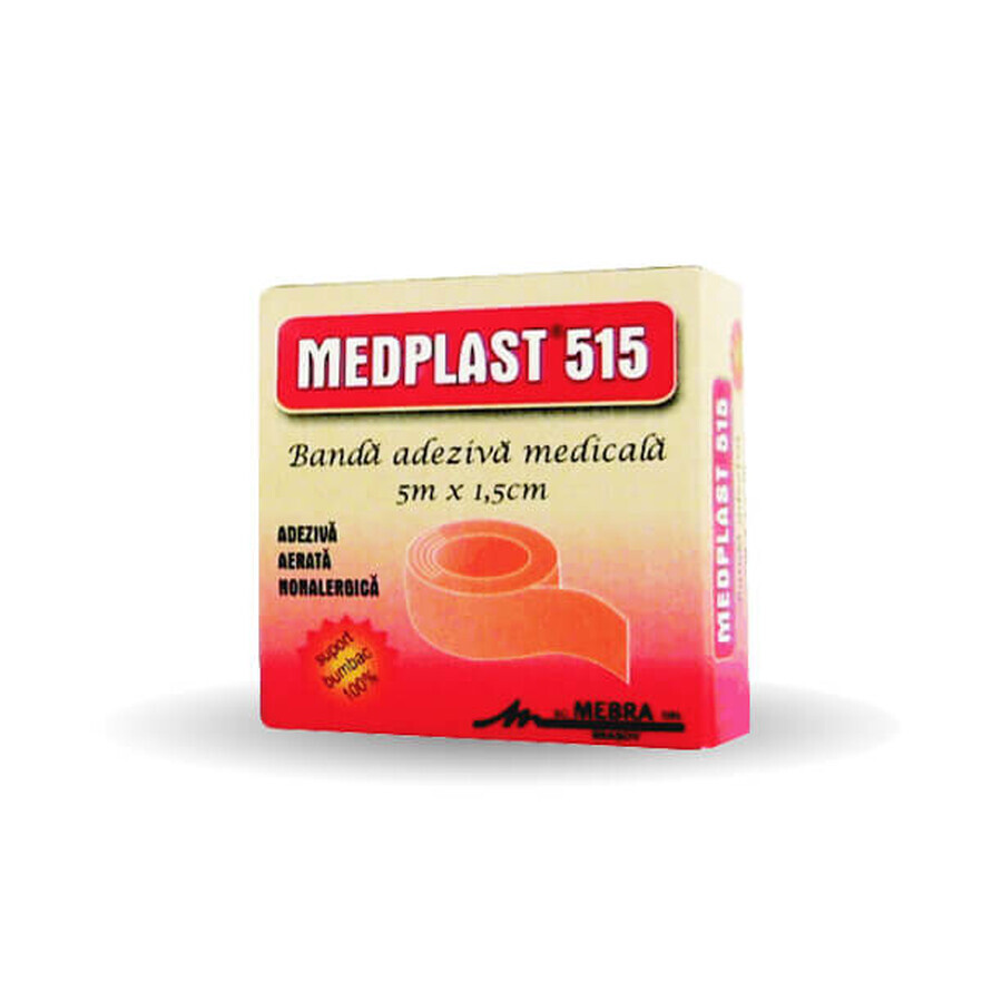 Medplast 515 banda adeziva 1,5cm x 5m