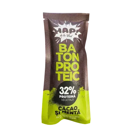 Barre protéinée au cacao et à la menthe, 45 g, Tata Vlad