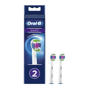 Oral-B | 3D White Clean Maximiser | Ersatzbürstenköpfe für elektrische Zahnbürsten | 2 Stück