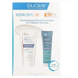 Ducray | Set de fluido antiimperfecciones Keracnyl UV con SPF 50+ (50 ml) + Gel limpiador Keracnyl de regalo (100 ml)