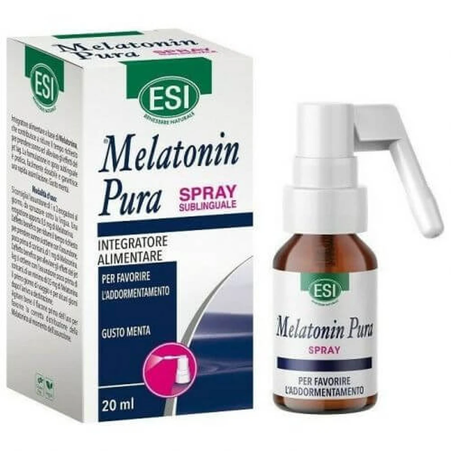 Esi | Spray de melatonina pura | Spray de melatonina | 20 ml