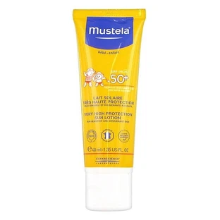 Mustela | Zonnebrandcrème voor het gezicht met SPF 50+ voor baby’s en kinderen | 40 ml
