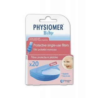 Physiomer Baby Nasal Aspirator Protective Filters, 20-pack
