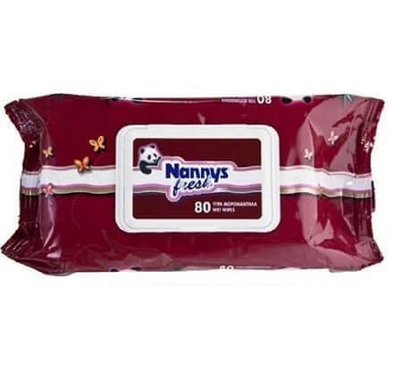 Nannys | Baby's Wish vochtige doekjes | Babydoekjes met deksel | 80 stuks