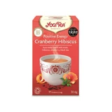 Yogi Tea | Positive Energy Cranberry Hibiscus | Organic Black Tea | 17 Tea Bags