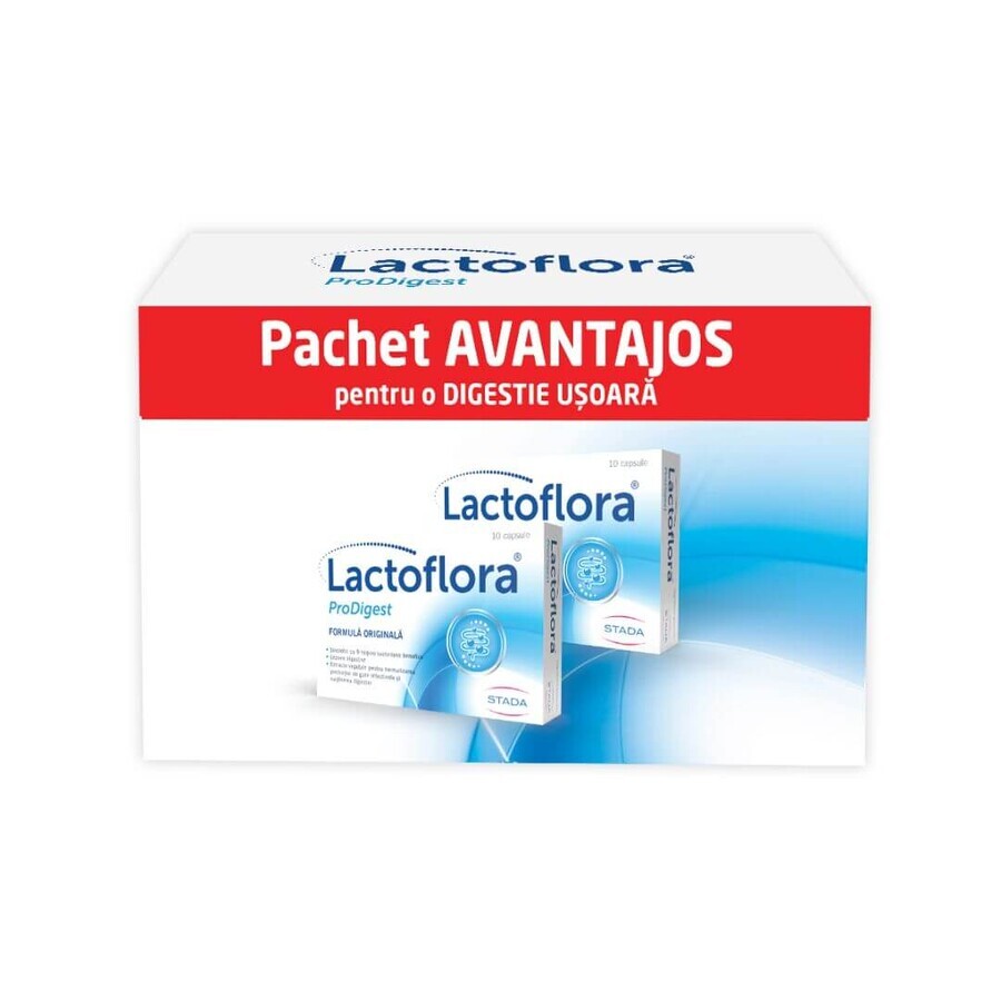 Lactoflora prodigest pakket, 20 capsules, Stada