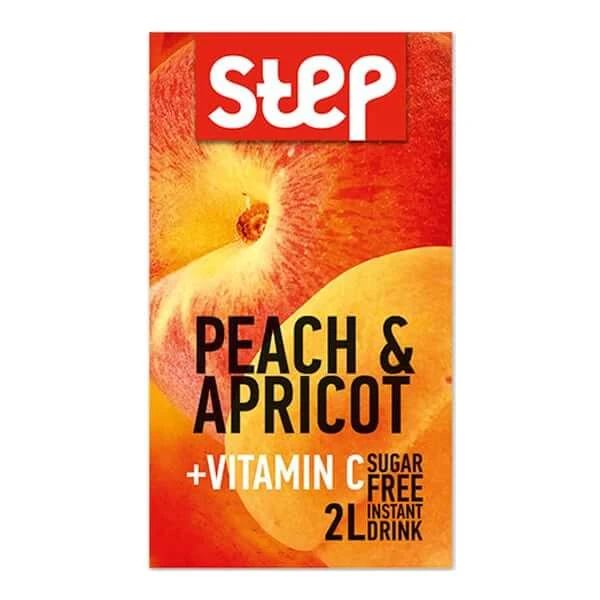 Step | Met vitamines verrijkt instantdrankpoeder met perzik- en abrikozensmaak | 9 g