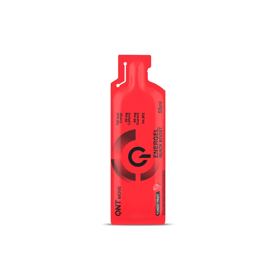 QNT | Energel Quick Boost Waldfrüchte-Energiegel in Einzelportionen | 55 ml