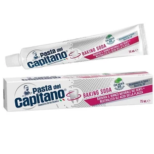 Pasta del Capitano | Pasta de dientes con bicarbonato sódico para blanquear | 75 ml