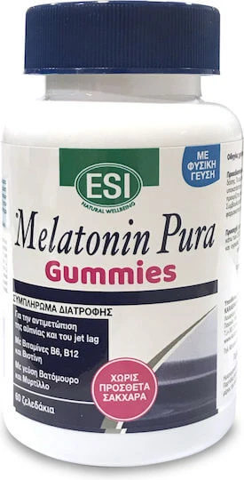 Esi | Melatonine Pura slaapmiddel | 60 gummies