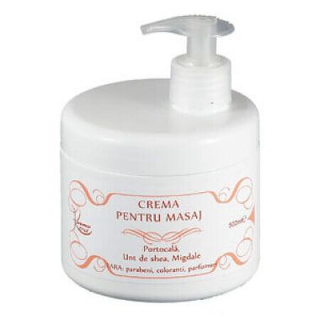 Crème de massage à l'orange, au beurre de karité et aux amandes, 500 ml, Kosmo Line