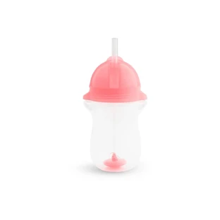 Munchkin | Bicchierino con cannuccia "Tip &amp; Sip" e chiusura a scatto, per bambini dai 12 mesi in su | 296 ml