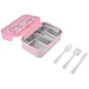 Estia | „Save The Aegean“ kinderlunchbox met 2 uitneembare vakken en lepel, vork en mes (set)  Rainbow Dreams | 900 ml