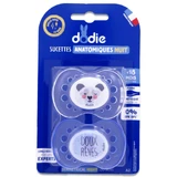 CHUPETES CON LUZ NOCTURNA ANATÓMICA DE DODIE +18 MESES, PAQUETE DE 2