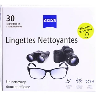 ZEISS 30 LINGETTES NETTOYANTES