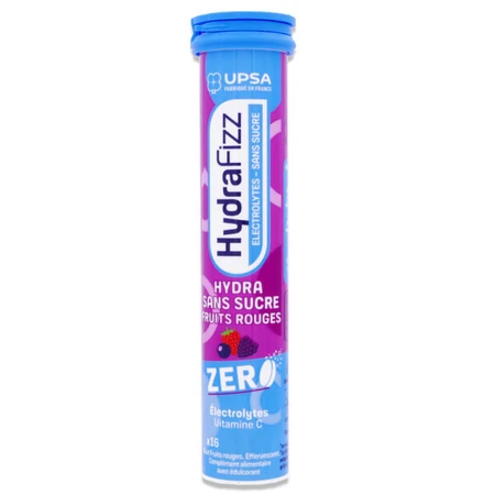 UPSA HYDRAFIZZ HYDRA FRUCTE ROȘII FĂRĂ ZAHĂR 16 COMPRIMATE
