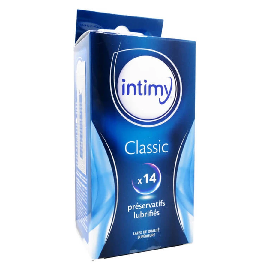 INTIMY CLASSIC 14 GESMEERDE CONDOOMS