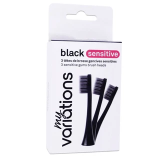 MY VARIATIONS BLACK SENSITIVE 3 BRUSH HEADS