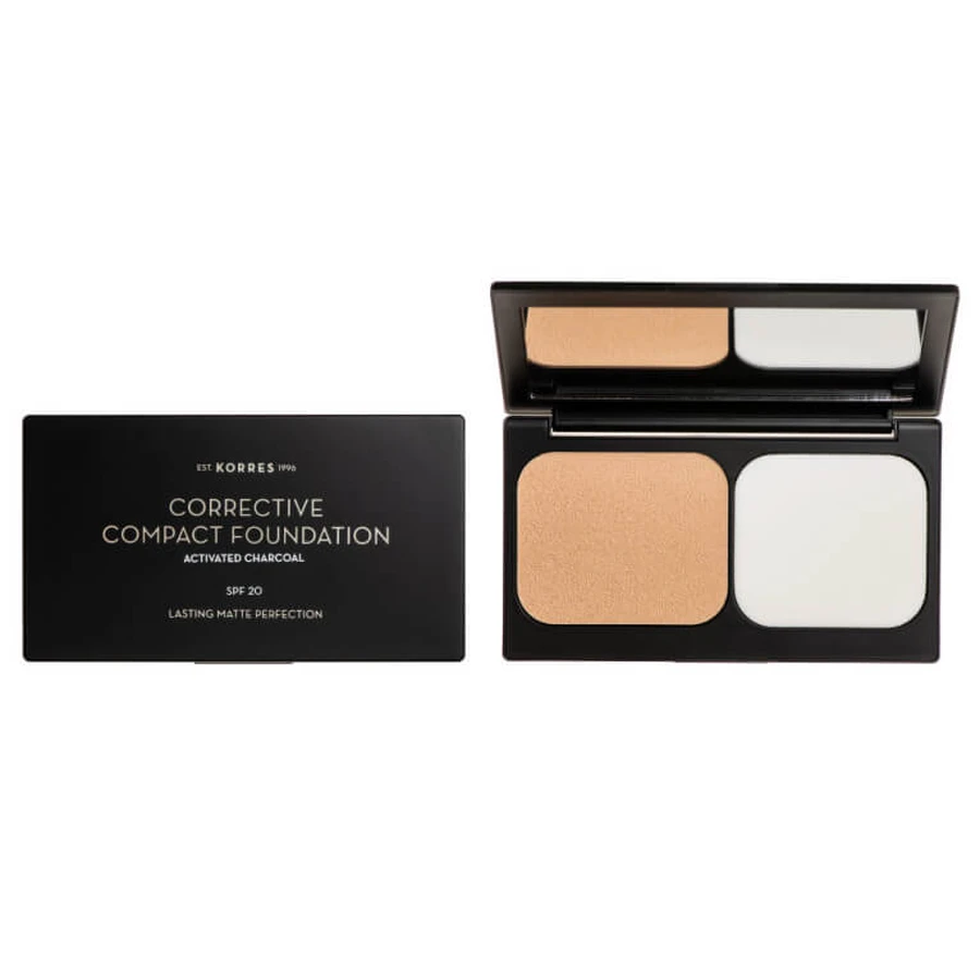 KORRES CORRECTIVE COMPACT FOUNDATION SPF 20 ACCF1 9.5 g