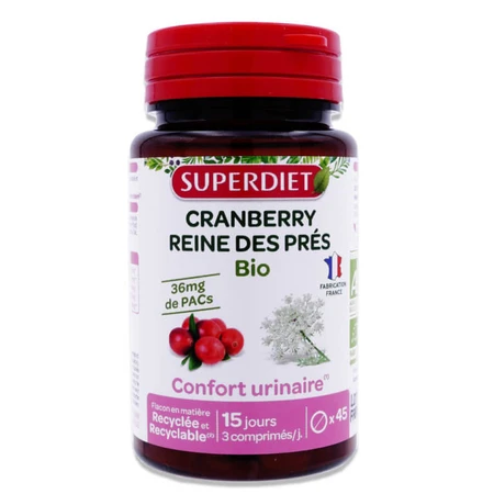 SUPERDIET BIO-CRANBERRY UND MÄDENSÜSS 45 TABLETTEN