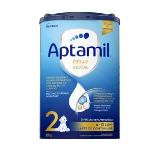 CesarBiotik 2 fórmula, 6-12 meses, 800g, Aptamil