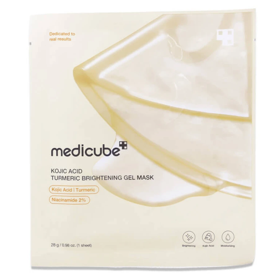 MEDICUBE GEZICHTSMASKER MET KOJIZUUR EN KURKUMA VOOR EEN STRALENDE HUID