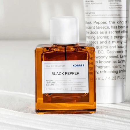 KORRES BLACK PEPPER WODZIA TOALETOWA DLA MĘŻCZYZN 50 ML: ceny i cechy