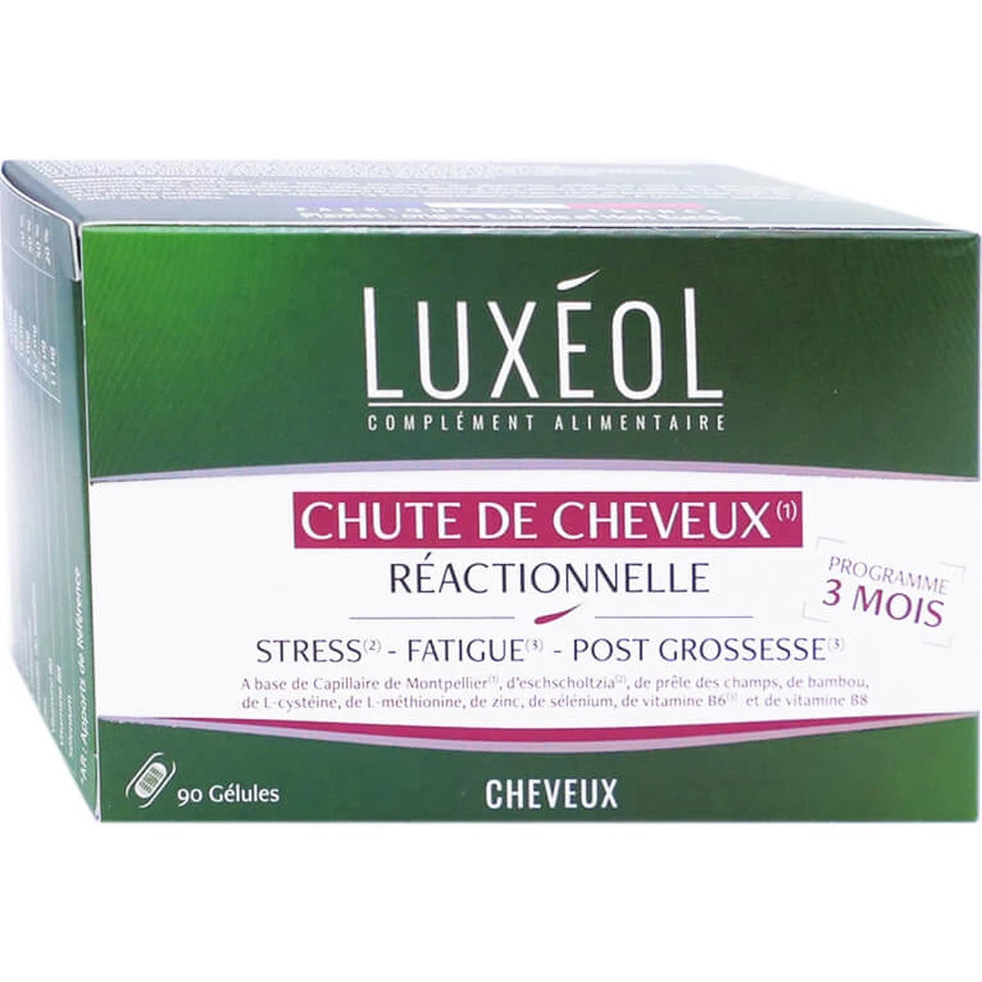 LUXEOL CONTRA LA CAÍDA DEL CABELLO 90 CÁPSULAS