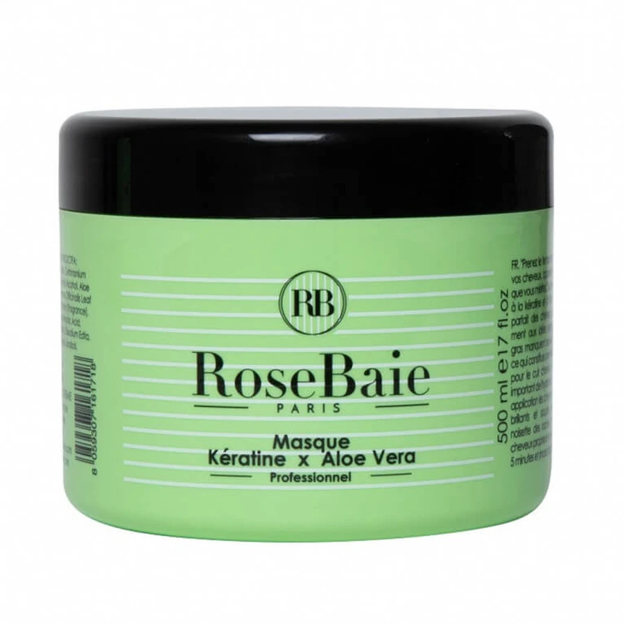 MASKER MET ROZENBESKERATINE EN ALOË VERA 500 ML