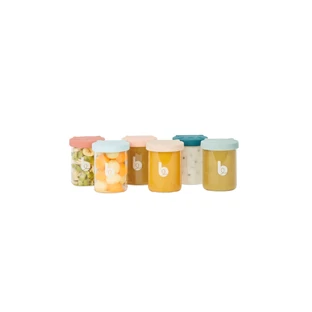 Set of 6 Isy glass bowls, 6 x 250 ml, Babymoov